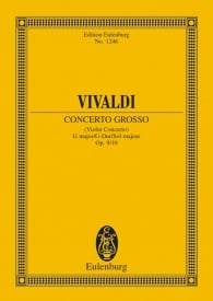 Vivaldi: Concerto G Major Opus 9/10 RV 300 / PV 103 (Study Score) published by Eulenburg